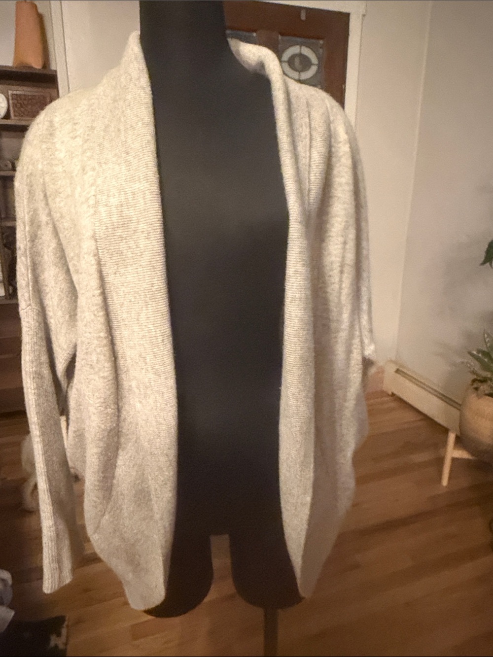 Athleta Cozy Open-Front Cream Women’s Cardigan Sweater